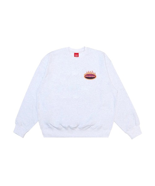 Paragraph(パラグラフ)の「【Paragraph/パラグラフ】バーニングロゴ スウェットシャツ/№21/22SS(スウェット・メンズ・チャコールグレー/ライトグレー/ダークグリーン/ブルー/バイオレット・フリ-)」の7枚目の写真