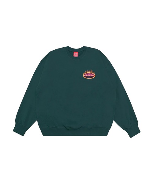 Paragraph(パラグラフ)の「【Paragraph/パラグラフ】バーニングロゴ スウェットシャツ/№21/22SS(スウェット・メンズ・チャコールグレー/ライトグレー/ダークグリーン/ブルー/バイオレット・フリ-)」の8枚目の写真