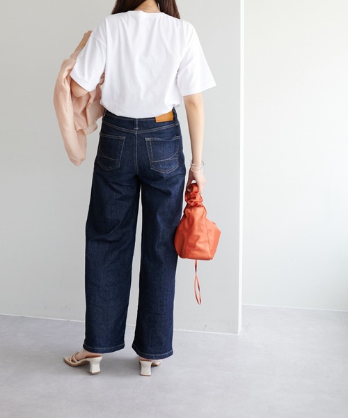 DISCOAT（ディスコート）の「【WEB限定】半袖刺繍ロゴTシャツ（Tシャツ/カットソー・レディース・ホワイト×グレー/チャコールグレー/ホワイト×レッド/ホワイト×グリーン/ネイビー/ホワイト×シルバー・FREE/MEDIUM）」の18枚目の写真