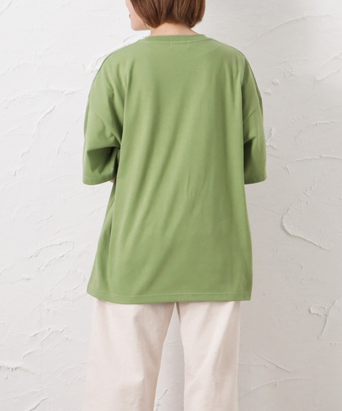 Mac-House(マックハウス)の「miffy アソートTシャツ(Tシャツ/カットソー・レディース・ホワイト/ピンク/グリーン/グレイッシュベージュ/チャコール・フリー)」の13枚目の写真
