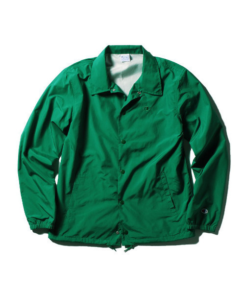 Champion(チャンピオン)の「◇CHAMPION / チャンピオン : コーチジャケット(ナイロンジャケット・メンズ・ブラック/ネイビー/グリーン・LARGE/MEDIUM/X-LARGE)」の1枚目の写真