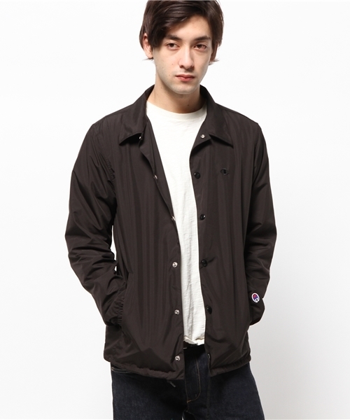 Champion(チャンピオン)の「◇CHAMPION / チャンピオン : コーチジャケット(ナイロンジャケット・メンズ・ブラック/ネイビー/グリーン・LARGE/MEDIUM/X-LARGE)」の7枚目の写真