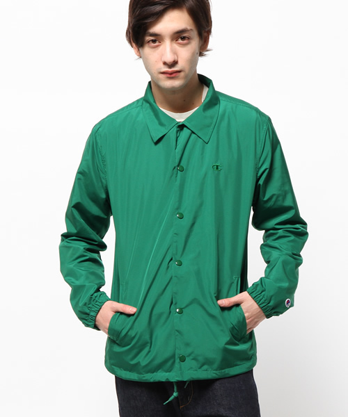 Champion(チャンピオン)の「◇CHAMPION / チャンピオン : コーチジャケット(ナイロンジャケット・メンズ・ブラック/ネイビー/グリーン・LARGE/MEDIUM/X-LARGE)」の9枚目の写真