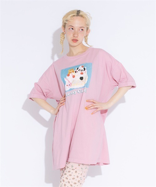 Candy Stripper（キャンディストリッパー）の「BE MY CANDY BIG BIG Tシャツ（Tシャツ/カットソー・レディース・ピンク/ブラック/オフホワイト・2）」の3枚目の写真
