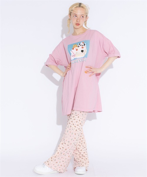 Candy Stripper（キャンディストリッパー）の「BE MY CANDY BIG BIG Tシャツ（Tシャツ/カットソー・レディース・ピンク/ブラック/オフホワイト・2）」の6枚目の写真
