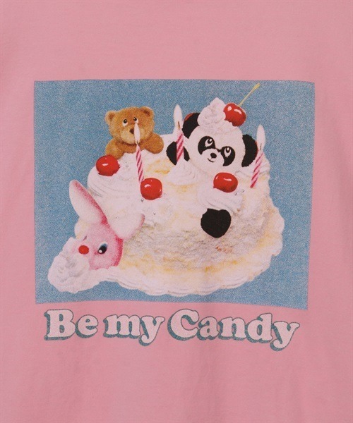 Candy Stripper（キャンディストリッパー）の「BE MY CANDY BIG BIG Tシャツ（Tシャツ/カットソー・レディース・ピンク/ブラック/オフホワイト・2）」の12枚目の写真