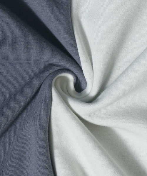 ANPAS(アンパス)の「Cardboard Knit Color Switching Design T-shirt/ダンボールニット 切り替え Tシャツ(Tシャツ/カットソー・メンズ・ホワイト系その他2/ベージュ系その他/ブラック系その他2/ブルー系その他/ホワイト系その他/ブラック系その他・L/LL/M)」の20枚目の写真