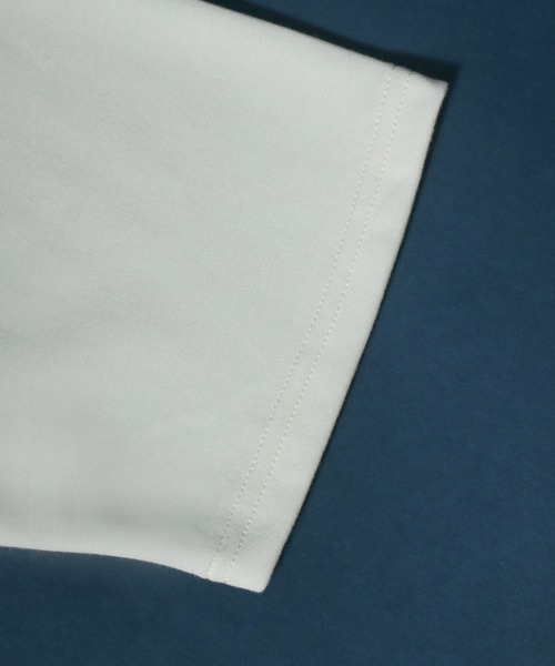 ANPAS(アンパス)の「Cardboard Knit Color Switching Design T-shirt/ダンボールニット 切り替え Tシャツ(Tシャツ/カットソー・メンズ・ホワイト系その他2/ベージュ系その他/ブラック系その他2/ブルー系その他/ホワイト系その他/ブラック系その他・L/LL/M)」の13枚目の写真
