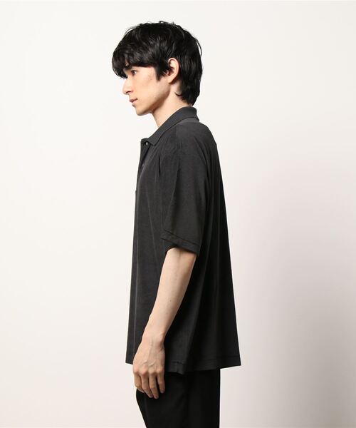 WILD LIFE TAILOR Adam et Rope'(ワイルドテーラーアダムエロペ )の「【WILD LIFE TAILOR】強撚コットン パイル ポロシャツ(ポロシャツ・メンズ・チャコールグレー/ピンク系その他2・M/L)」の3枚目の写真