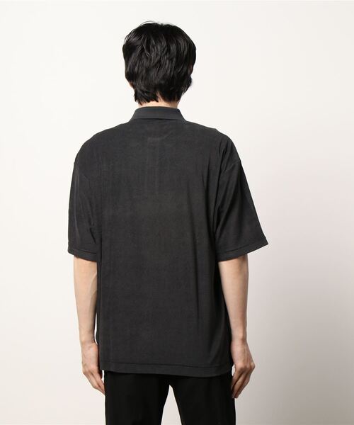 WILD LIFE TAILOR Adam et Rope'(ワイルドテーラーアダムエロペ )の「【WILD LIFE TAILOR】強撚コットン パイル ポロシャツ(ポロシャツ・メンズ・チャコールグレー/ピンク系その他2・M/L)」の4枚目の写真