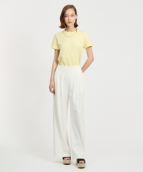 col pierrot（コルピエロ）の「COL PIERROT FOR ESTNATION / ハイウエストパンツ（その他パンツ・レディース・ホワイト・SMALL）」の9枚目の写真