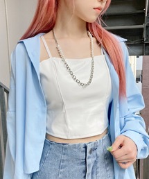 Figments | フェイクレザーキャミソール(キャミソール)