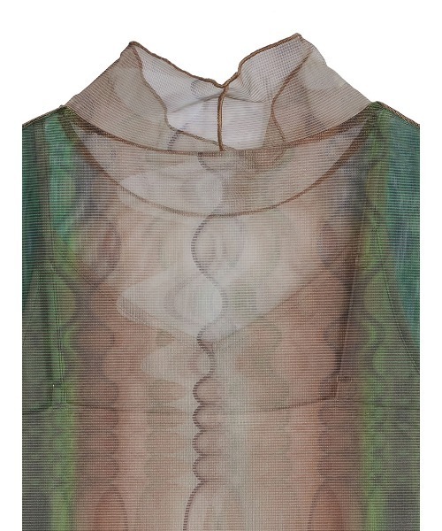 MEDI WAVE PATTERN SHEER DRESS（ワンピース）｜Ameri（アメリ