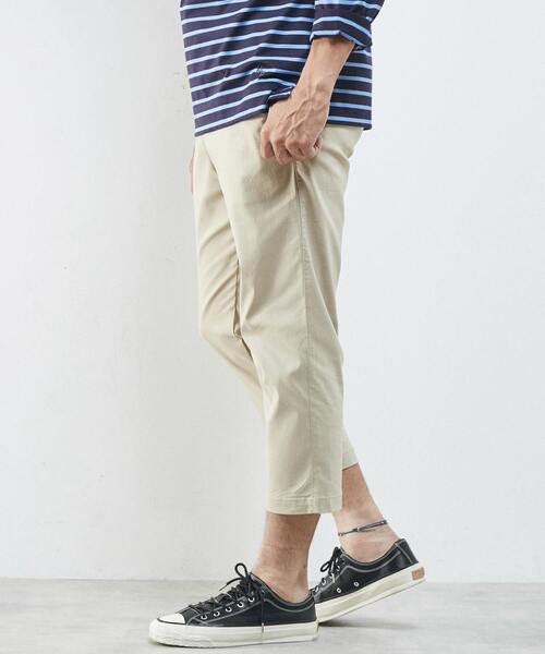 MEN'S MELROSE(メンズメルローズ)の「麻混ハイパーストレッチクロップドパンツ(その他パンツ・メンズ・ライトベージュ/ネイビー/カーキ・2/5/4/3)」の11枚目の写真