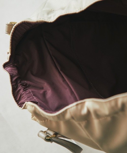 un dix cors(アンディコール)の「デイリー使い出来る リュックトートバッグ(バックパック/リュック・レディース・ブラック/ベージュ・FREE)」の19枚目の写真