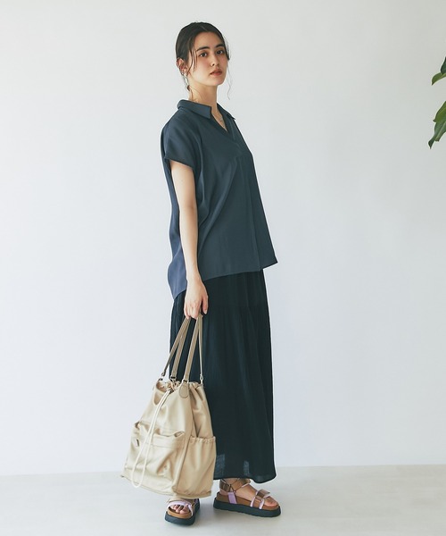 un dix cors(アンディコール)の「デイリー使い出来る リュックトートバッグ(バックパック/リュック・レディース・ブラック/ベージュ・FREE)」の14枚目の写真