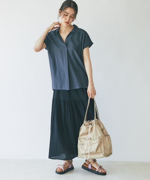 un dix cors(アンディコール)の「デイリー使い出来る リュックトートバッグ(バックパック/リュック・レディース・ブラック/ベージュ・FREE)」の15枚目の写真