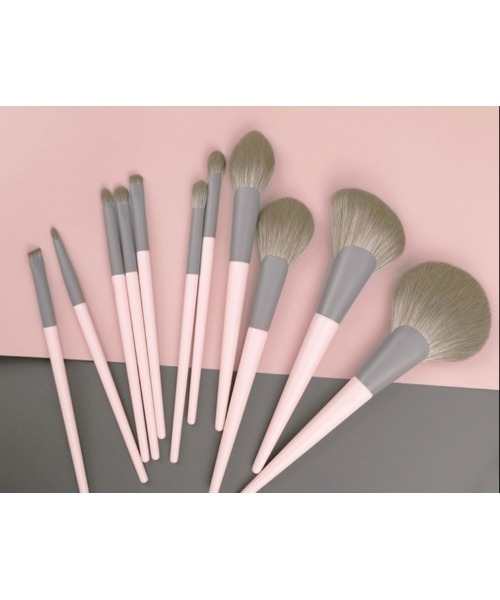 LAC-VERT(ラック・ヴェール)の「【羊毛】ポーチ付きプロ仕様メイクブラシセット11本(メイクブラシ・レディース・ピンク・FREE)」の6枚目の写真