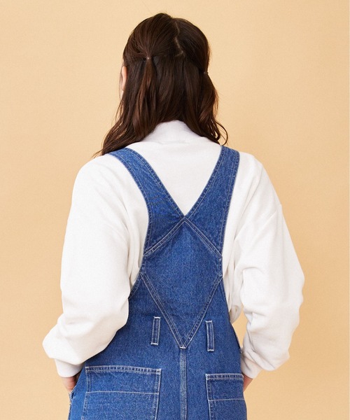 MILKFED.(ミルクフェド)の「HIGH NECK SWEAT TOP(スウェット・レディース・ホワイト/ブラック/パープル・ONE SIZE)」の8枚目の写真