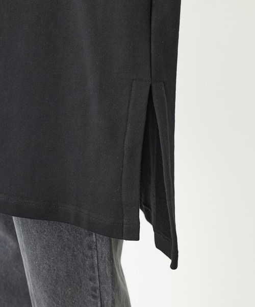 MILKFED.(ミルクフェド)の「HIGH NECK SWEAT TOP(スウェット・レディース・ホワイト/ブラック/パープル・ONE SIZE)」の15枚目の写真