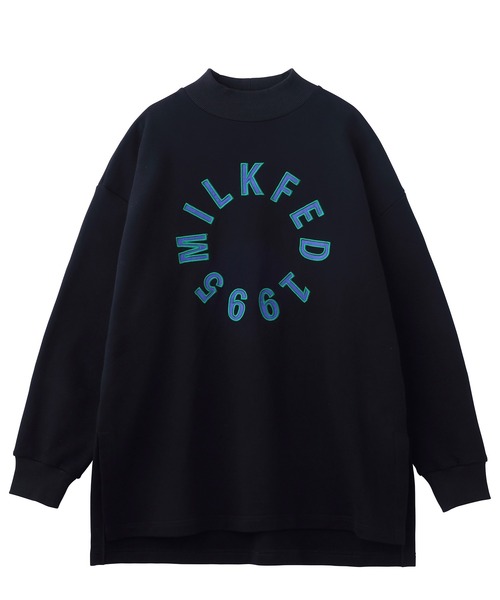 MILKFED.(ミルクフェド)の「HIGH NECK SWEAT TOP(スウェット・レディース・ホワイト/ブラック/パープル・ONE SIZE)」の19枚目の写真