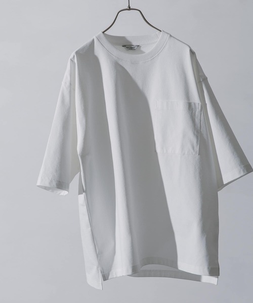 URBAN RESEARCH DOORS(アーバンリサーチドアーズ)の「Quick dry ボックス6分袖Tシャツ(Tシャツ/カットソー・メンズ・グレー/グリーン/ホワイト/ネイビー・X-LARGE/LARGE/MEDIUM)」の2枚目の写真