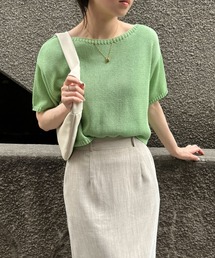 ALAND | 3.3 Field Trip／PLAIN KNIT TOP 2353166(ニット/セーター)