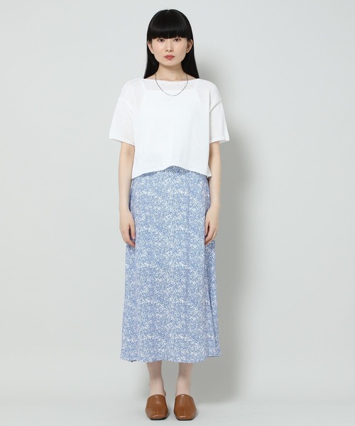 ALAND(エーランド)の「3.3 Field Trip/PLAIN KNIT TOP 2353166(ニット/セーター・レディース・ホワイト/グリーン・FREE)」の4枚目の写真