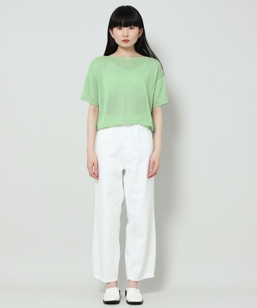 ALAND(エーランド)の「3.3 Field Trip/PLAIN KNIT TOP 2353166(ニット/セーター・レディース・ホワイト/グリーン・FREE)」の8枚目の写真