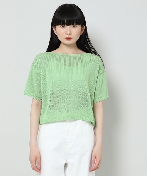 ALAND(エーランド)の「3.3 Field Trip/PLAIN KNIT TOP 2353166(ニット/セーター・レディース・ホワイト/グリーン・FREE)」の10枚目の写真