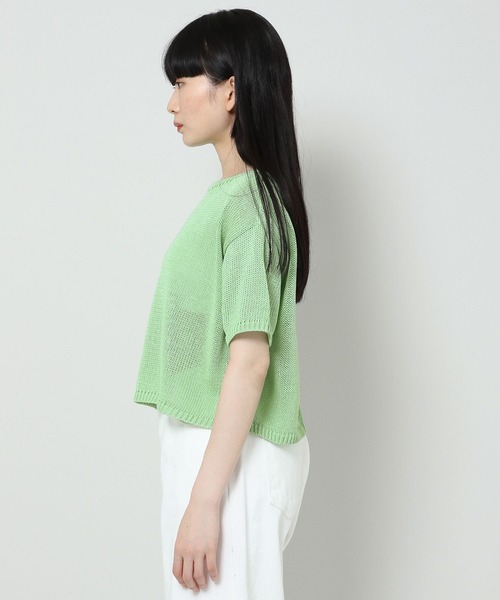ALAND(エーランド)の「3.3 Field Trip/PLAIN KNIT TOP 2353166(ニット/セーター・レディース・ホワイト/グリーン・FREE)」の11枚目の写真