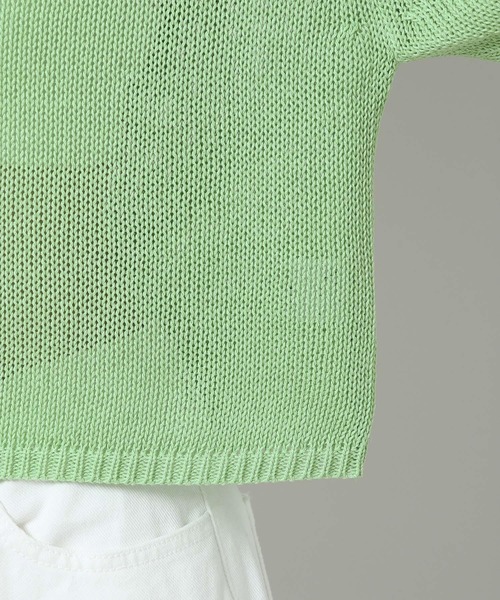 ALAND(エーランド)の「3.3 Field Trip/PLAIN KNIT TOP 2353166(ニット/セーター・レディース・ホワイト/グリーン・FREE)」の15枚目の写真