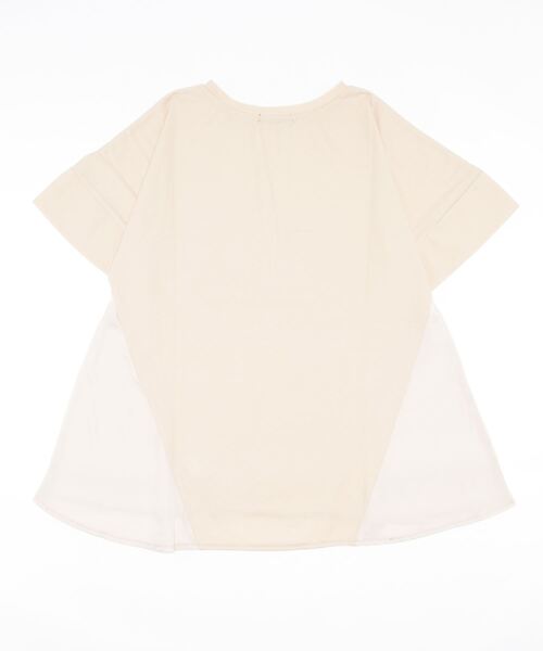 ELVENCE DEUX（エルベンスドゥ）の「イソザイキリカエTN（Tシャツ/カットソー・レディース・ブラック/ベージュ/オリーブ・FREE）」の4枚目の写真