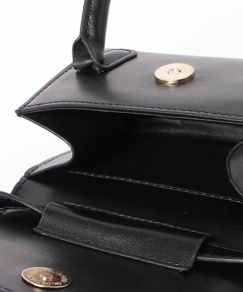 SETUP7（セットアップセブン）の「【SETUP7】ミニスクエアショルダーバッグ KNF（ショルダーバッグ・レディース・ピンク/グリーン/ブラック/ホワイト/イエロー・FREE）」の8枚目の写真