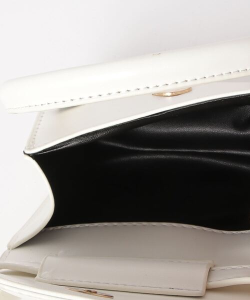 SETUP7（セットアップセブン）の「【SETUP7】ミニスクエアショルダーバッグ KNF（ショルダーバッグ・レディース・ピンク/グリーン/ブラック/ホワイト/イエロー・FREE）」の9枚目の写真