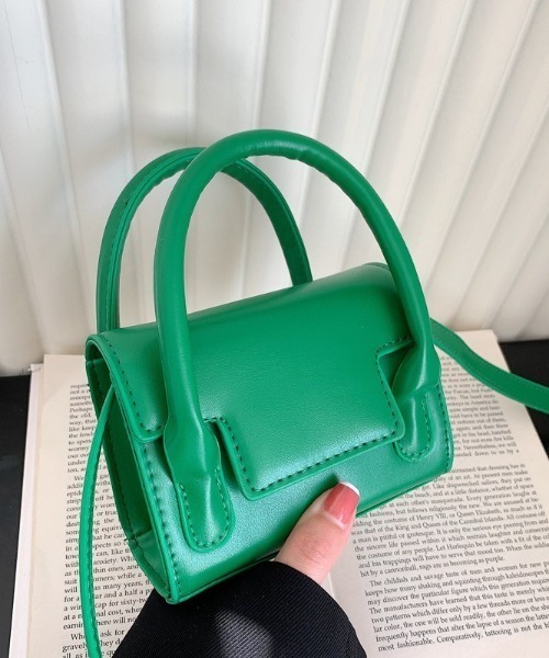 セール】【SETUP7】ミニスクエアショルダーバッグ KNF（ショルダー