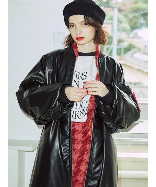 jouetie（ジュエティ）の「カラーニットベレー（ハンチング/ベレー帽・レディース・イエロー/ブルー/ピンク/ブラック・FREE）」の14枚目の写真