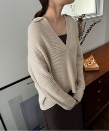 LOWRYS FARM | エリツキスキッパープルオーバー　284718(ニット/セーター)