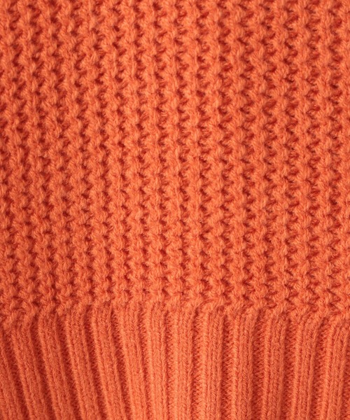 LOWRYS FARM（ローリーズファーム）の「エリツキスキッパープルオーバー　284718（ニット/セーター・レディース・ブラック/グリーン/アイボリー/レッド/オレンジ・FREE）」の18枚目の写真