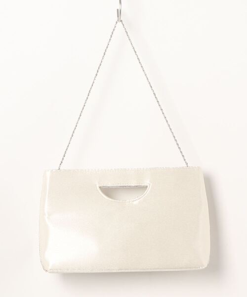 Andemiu(アンデミュウ)の「【WEB限定】スカラップパールクラッチ157463(クラッチバッグ・レディース・アイボリー/ピンク系その他・FREE)」の20枚目の写真