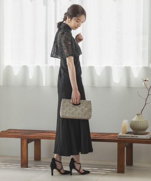 Andemiu(アンデミュウ)の「【WEB限定】スカラップパールクラッチ157463(クラッチバッグ・レディース・アイボリー/ピンク系その他・FREE)」の18枚目の写真