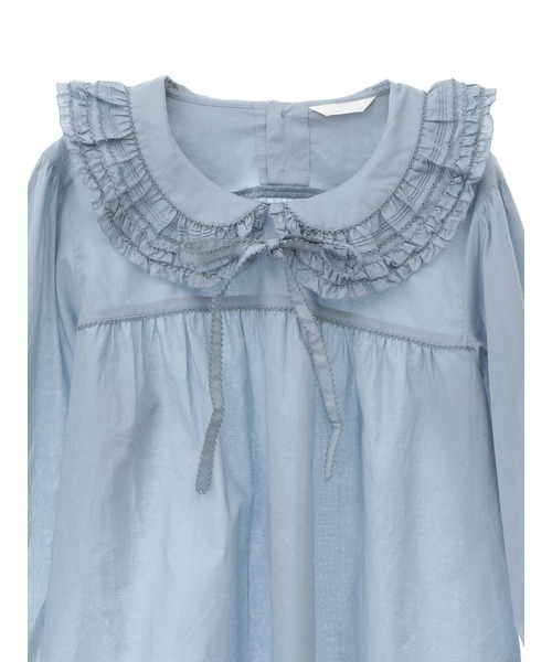 PINK HOUSE（ピンクハウス）の「リボンタイ付きローンブラウス（シャツ