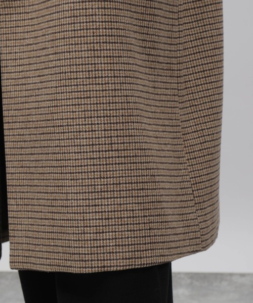 LAKOLE(ラコレ)の「ガンクラブチェックオーバーサイズコート / 296166(チェスターコート・レディース・ブラウン・SMALL/MEDIUM)」の14枚目の写真