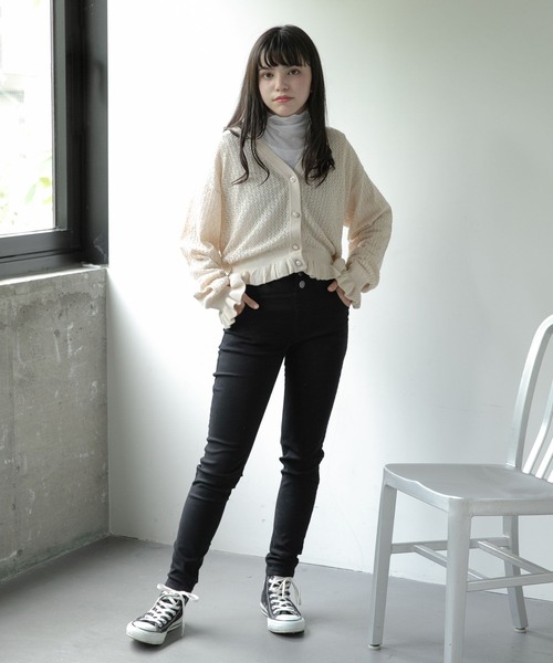 ＊yuri ＊様リクエスト　パウダーステップジャケット アルパインパンツ セール】ヤミツキストレッチハイウェストパンツ/AND YUA ANY