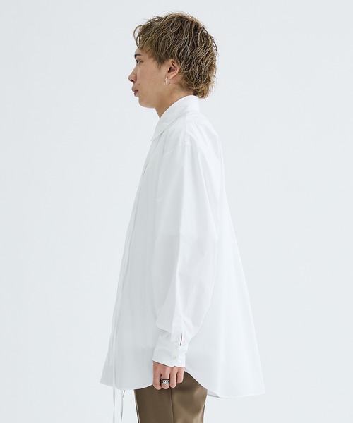 MUKAI(ムカイ)の「FIVE STIRING L/S SHIRT(シャツ/ブラウス・メンズ・ホワイト/グリーン・1/2)」の6枚目の写真