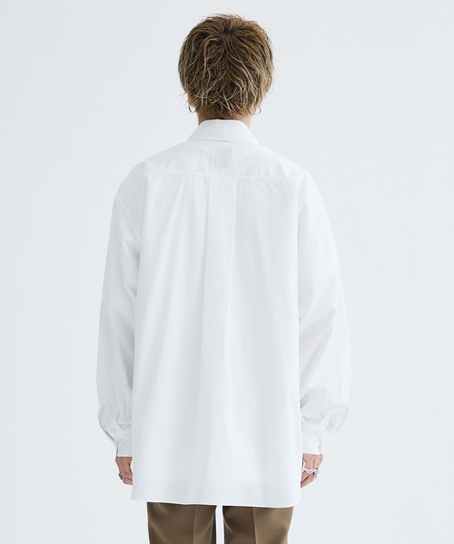 MUKAI(ムカイ)の「FIVE STIRING L/S SHIRT(シャツ/ブラウス・メンズ・ホワイト/グリーン・1/2)」の7枚目の写真