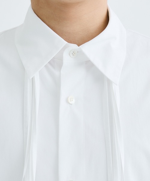 MUKAI(ムカイ)の「FIVE STIRING L/S SHIRT(シャツ/ブラウス・メンズ・ホワイト/グリーン・1/2)」の8枚目の写真