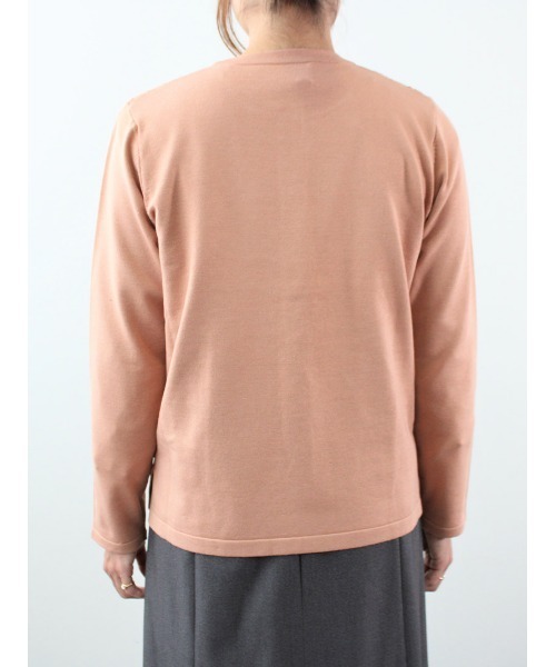 fleur by mint breeze(フルールバイミントブリーズ)の「【M~5L 大きいサイズ】フロント レース フェミニン カーディガン(カーディガン/ボレロ・レディース・ライトグレー/ピンク/ネイビー・M/L/LL/3L/4L/5L)」の17枚目の写真
