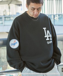 MLB（メジャーリーグベースボール）の「MLB/メジャーリーグベースボール 別注 ワッペン刺繍 ビッグシルエット裏起毛プルオーバースウェット（スウェット）」