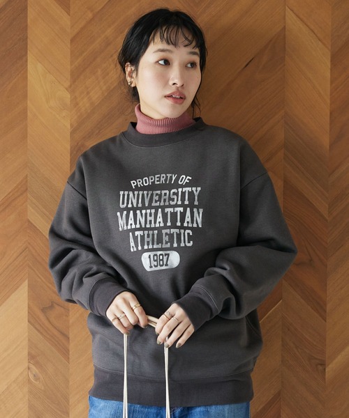 CRAFT STANDARD BOUTIQUE(クラフトスタンダードブティック)の「裏起毛プリントスウェット③ *(スウェット・メンズ・J/M/I/K/L・M/LL/L)」の5枚目の写真